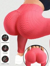 Pantaloni yoga a nido d'ape