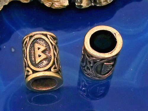Pezzi perla barba bronzo - perla,