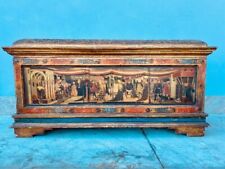 Baule/Cassapanca Laccata e Dipinta - Restaurato (in corso d'opera)_car 3007