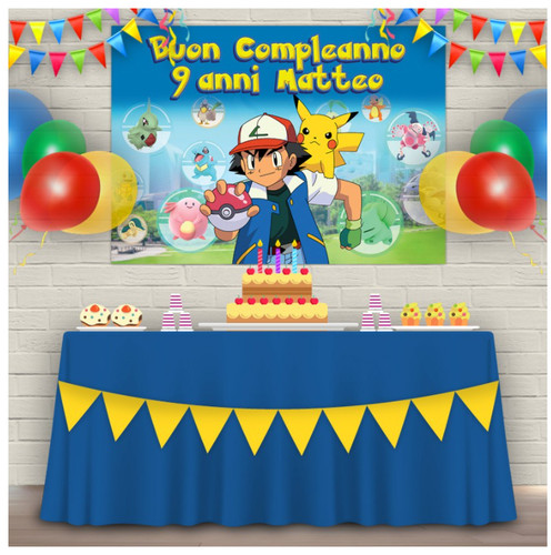 Striscione banner pokemon - striscione,