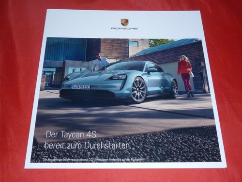 Porsche taycan depliant - taycan, 4s