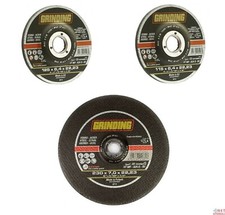 5PZ. DISCO DA SBAVO MOLA ABRASIVA FERRO GRINDING DIAM. 180 X 6,8 SMERIGLIATRICE