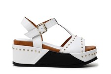 SANDALO ZEPPA A T IN PELLE CON