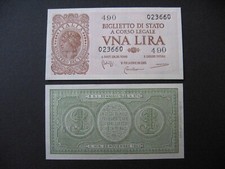 ITALIA 1 Lira 1944 (P29b) UNC