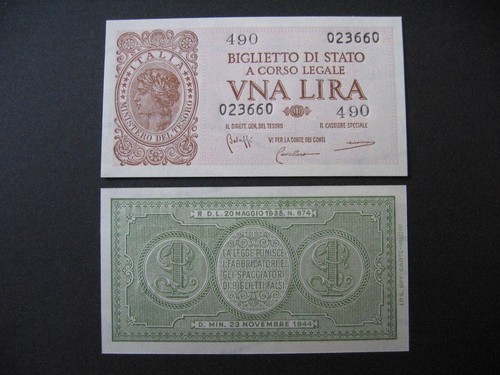 Italia lira 1944 - italia,