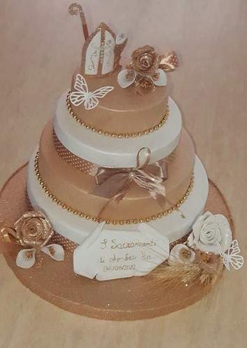 Torta scenografica comunione - scenografica, e