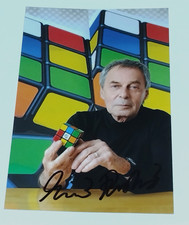 AUTOGRAMM ERNO RUBIK FOTO HAND
