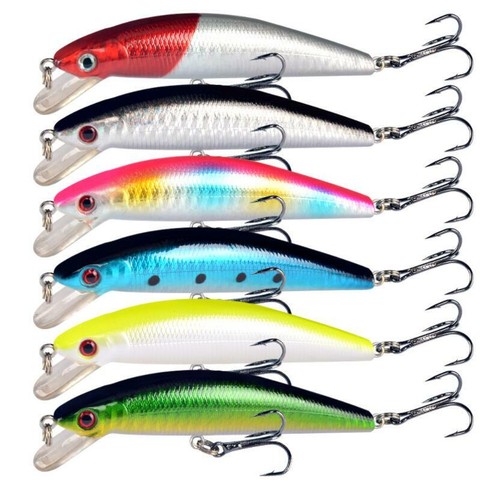 5pcs esche pesca minnow - esche,