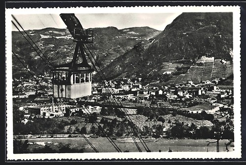Cartolina bolzano funivia - cartolina,