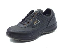 Grisport Scarpe Uomo in Pelle C/Lacci, Gritex, Linea Active - OV.49G (Nero/Grigi