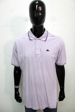 Robe Di Kappa Polo Uomo Taglia 2XL Maglietta Viola Maglia T-shirt Estiva Cotone