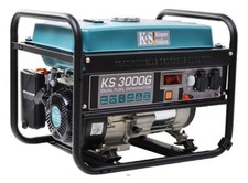 KS3000G Generatore di Corrente Gruppo Elettrogeno Emergenza 7CV Benzina Gas GPL 3KW 2x16A 230V