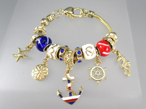 Bracciale charm pendente - bracciale,