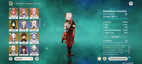 Genshin account 19 5 - account, ar