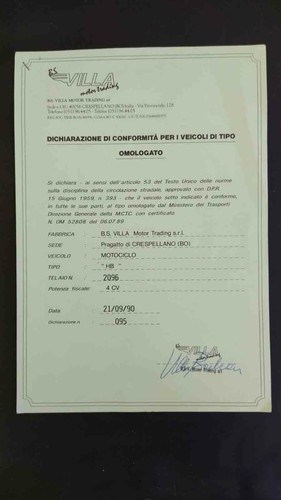 Dichiarazione conformita - dichiarazione, conformita'