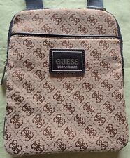 GUESS Borsa Tracolla Dan 4G  Beige / Marrone Uomo HMDNLJP0224