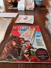 Album l italia ieri ed oggi  completo con 120 figurine edizioni bea Milano  A996