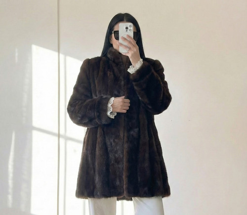 Giacca cappotto vera pelliccia
