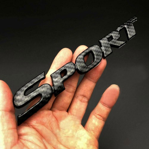 Adesivo logo sport nero - adesivo,
