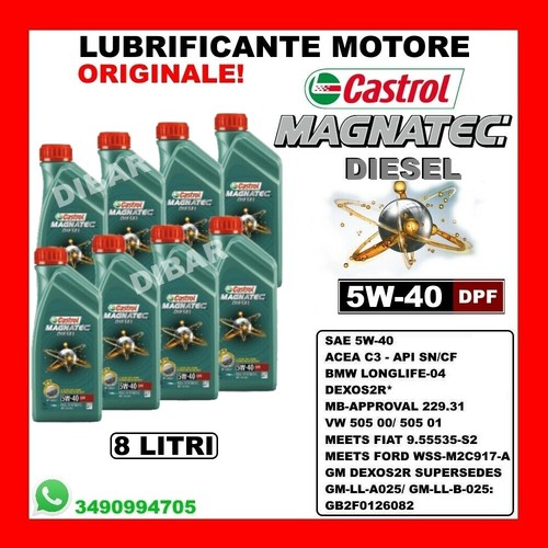 Olio castrol magnatec diesel - castrol,
