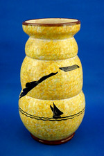 Bitossi vaso triplo bulbo futurista ceramica Montelupo Fiorentino 1900