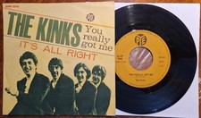 THE KINKS IT'S ALL RIGHT - ANNO 1965 - PYE 45 NP 5049 - EX+
