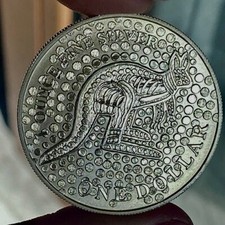 AUSTRALIA  1  OZ CANGURO 2001 SILVER ARGENTO PURO 999 FONDI A SPECCHIO