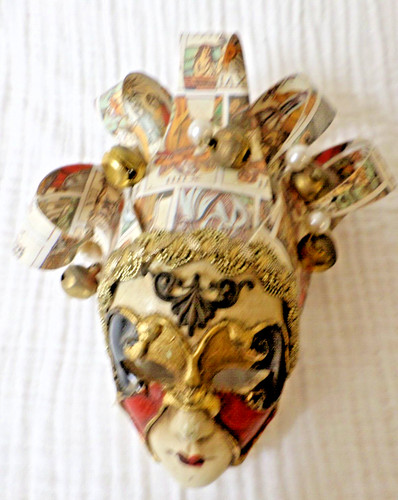 Maschera parete ceramica - maschera,