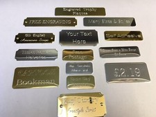 TARGHETTA PREMIO TROFEO INCISE