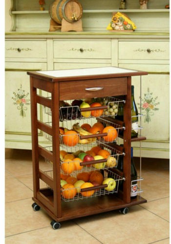Carrello vesuvio portafrutta - carrello,