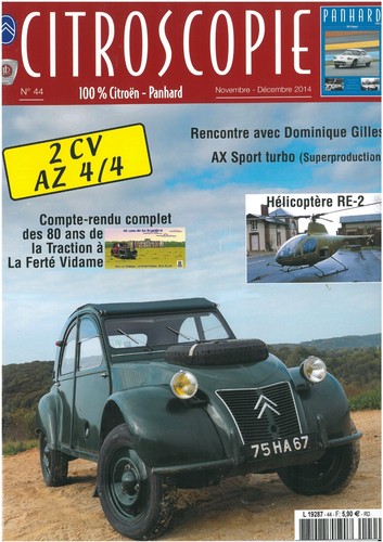 Citroscopie citroen 2cv - n°44,