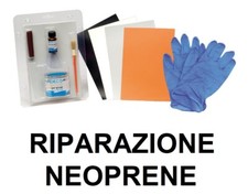 KIT RIPARAZIONE GOMMONI IN NEOPRENE - NAUTICA BARCA GOMMONE