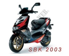 ADESIVI ORIGINALI APRILIA GENUINE DECAL SR 50 SR 50 SBK 2003 03 8267904