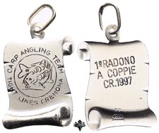 1997 Tight Lines CREMONA Carp fishing Angling Team Pesca Medaglia ARGENTO