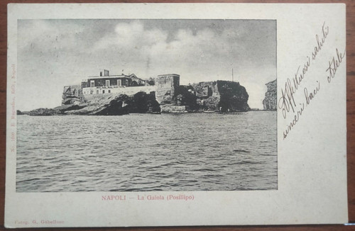 1900 cartolina napoli gaola - 1900,