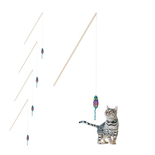 Set giochi gatto bastoncino - set,