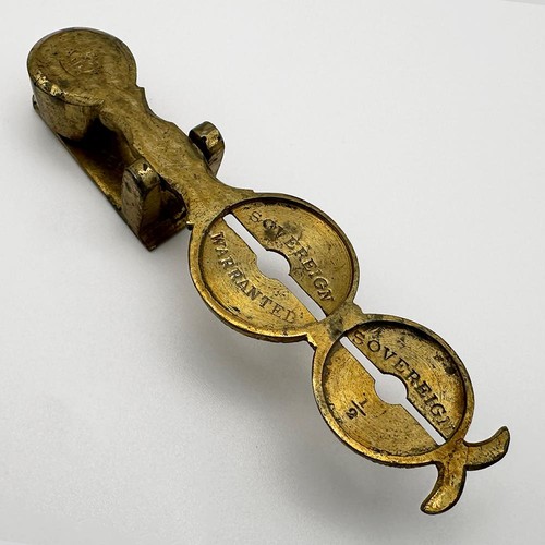 Antique brass sovereign - antique,