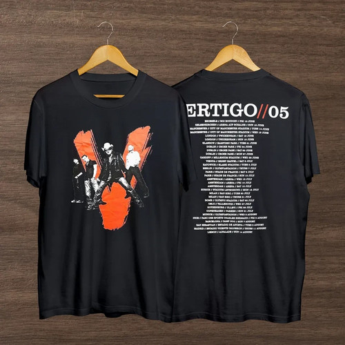 Shirt vertigo tour 2005 - vertigo,