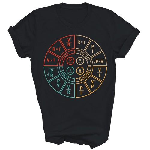 Camicia unisex ohms diagramma - camicia,