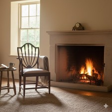 Poltrona Antica Stile Regency