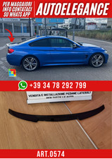💕ART. 0574 SPOILER BMW SERIE 4 F32 COUPE LOOK M4 NERO LUCIDO💕