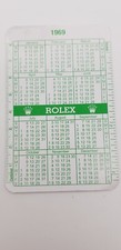 ROLEX CALENDAR YEAR 1968-1969