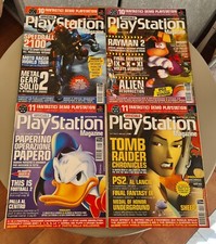 LOTTO 4 RIVISTE UFFICIALE PLAYSTATION MAGAZINE + 4 DEMO NUMERI 8-9-12-13 (2000)