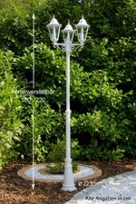 Lampione 3 Lanterne Bianco