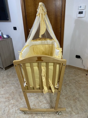 Culla dondolo neonato legno - dondolo, in