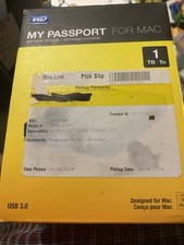 WD My Passport per Mac archiviazione portatile 1 TB #WDBLUZ0010BSL-NESN argento nuovissimo