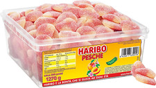 Caramelle Gommose Haribo Gusto Frutta Pesca Ideali Per Feste Ed Eventi 1.27 Kg