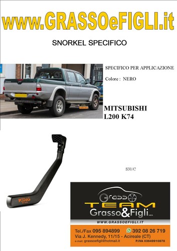 Kit snorkel aspirazione aria - kit,
