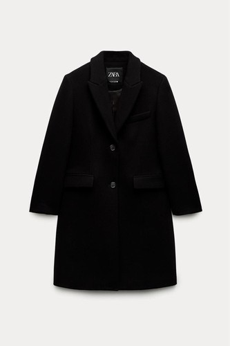 Zara wool menswear style coat - zara,