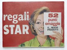 Catalogo Regali STAR - Prodotti - Elenco regali - Tessere punti - 1970 ca.